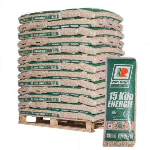 Pellet Van Roje – Palet de 65 bolsas