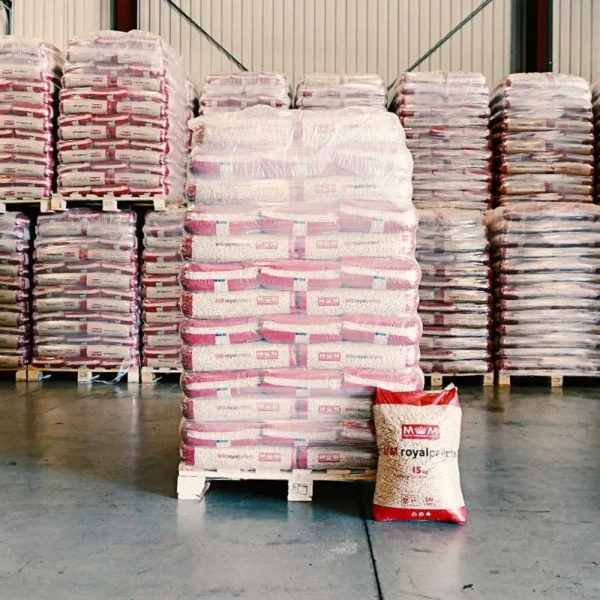 Palet de Pellets MM ROYAL – 78 Sacos Plásticos