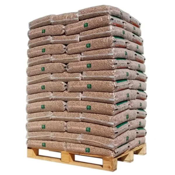 Pellets de Energía Natural – Palet de 70 sacos de 15 kg