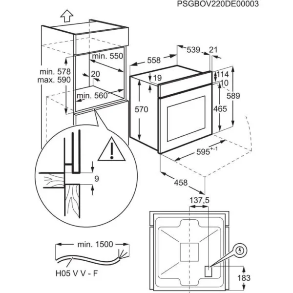 Horno multifunción de pirólisis ELECTROLUX - Imagen 9