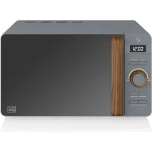 Microondas digital de 20 litros con diseño nórdico moderno