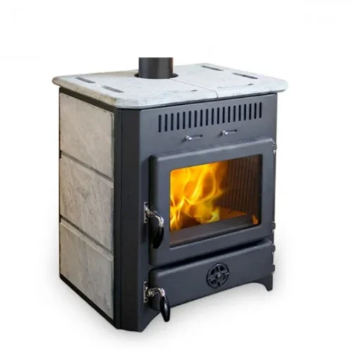 Estufa de leña con caldera Thermo Vulcan de 18 kW